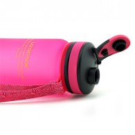 Бутылка для воды с сеточкой и мерной шкалой UZSPACE тритан 3030 650 мл Розовый