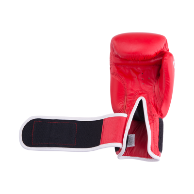 Перчатки боксерские GYM BGG-2018, 14oz, кожа, красные