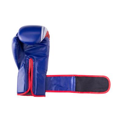 Перчатки боксерские Knockout BGK-2266, 10oz, к/з, синий